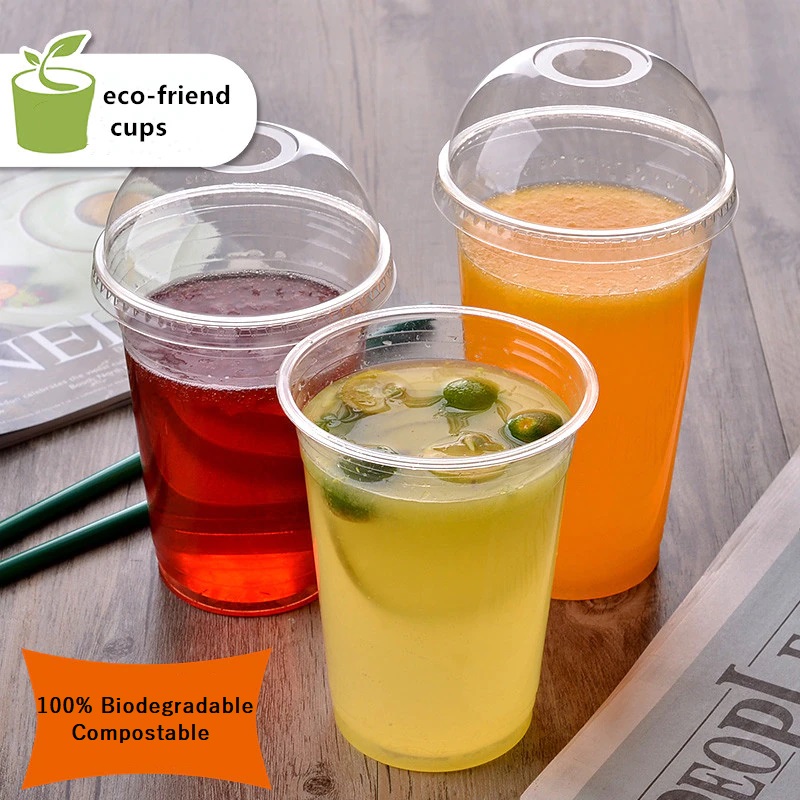 Disposable pla plastic clear cup