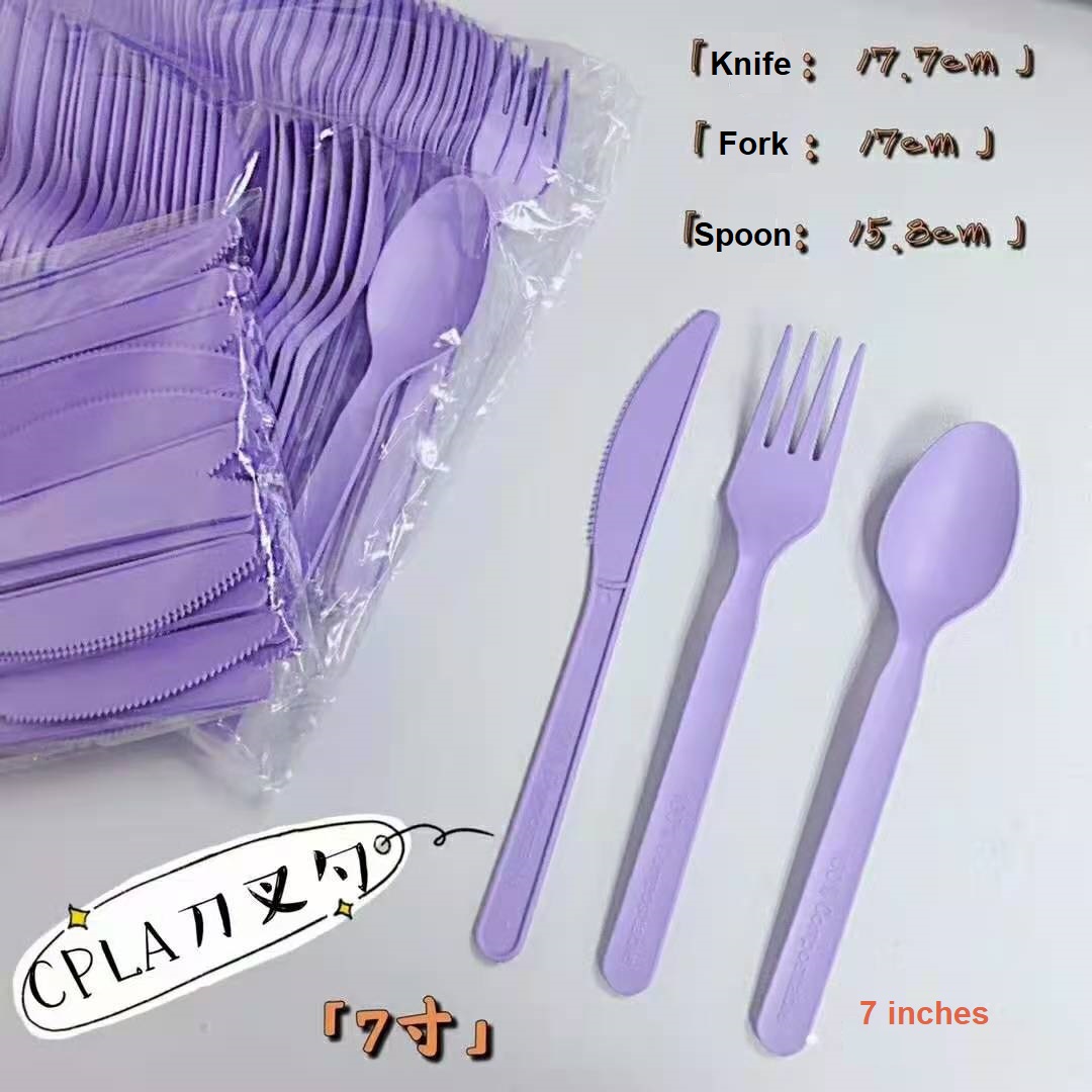wholesale Disposable CPLA Cutlery Set