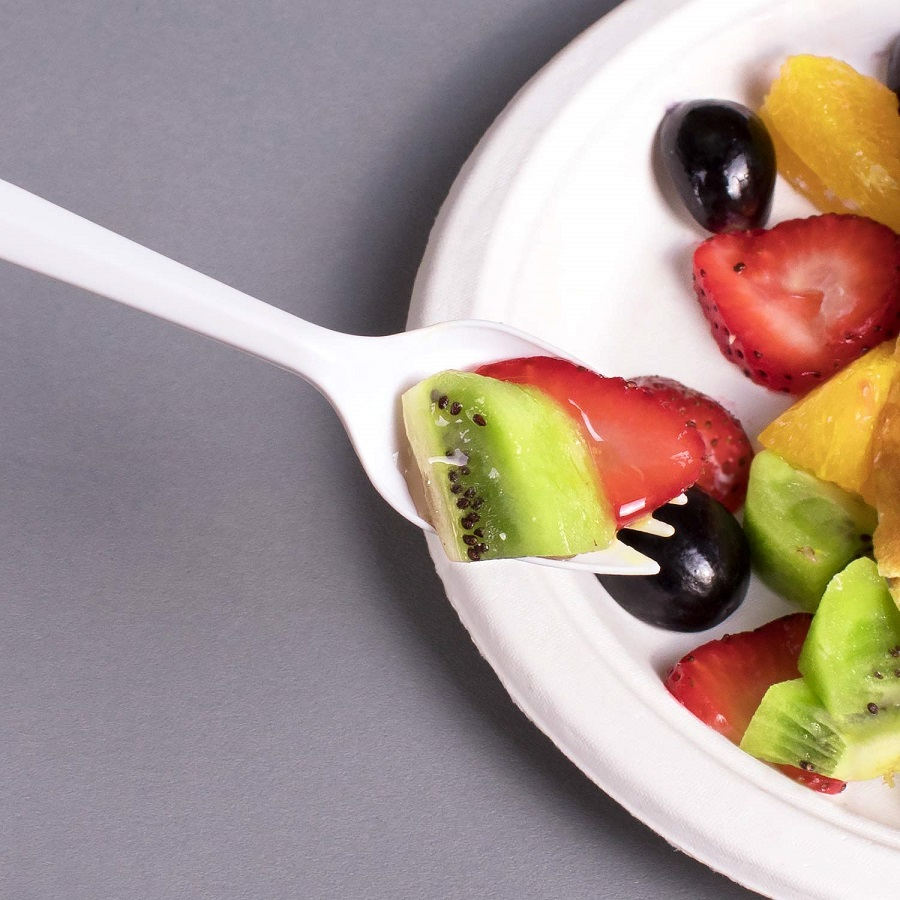 White Compostable Disposable Sporks
