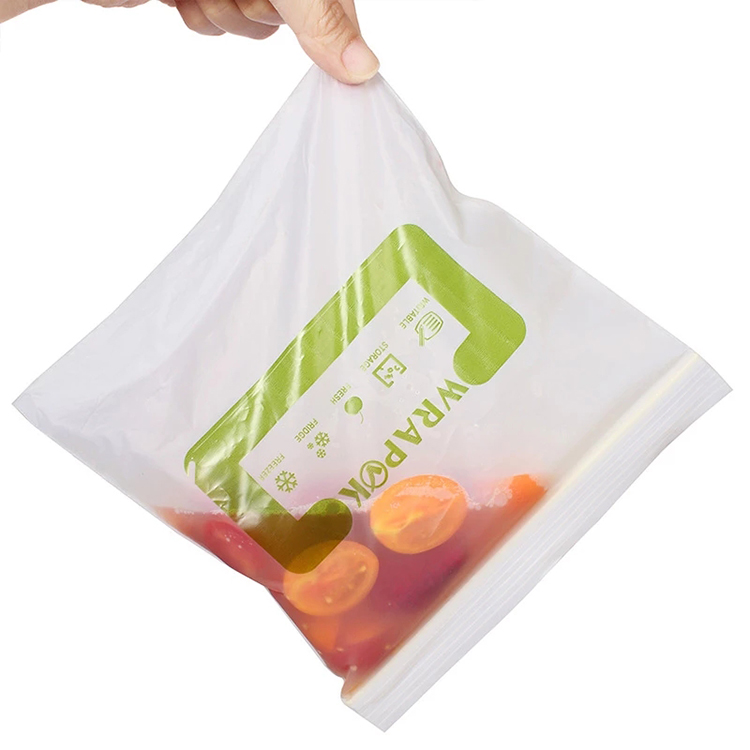 Frosted plastic zipper bag Frosted plastic zipper bag