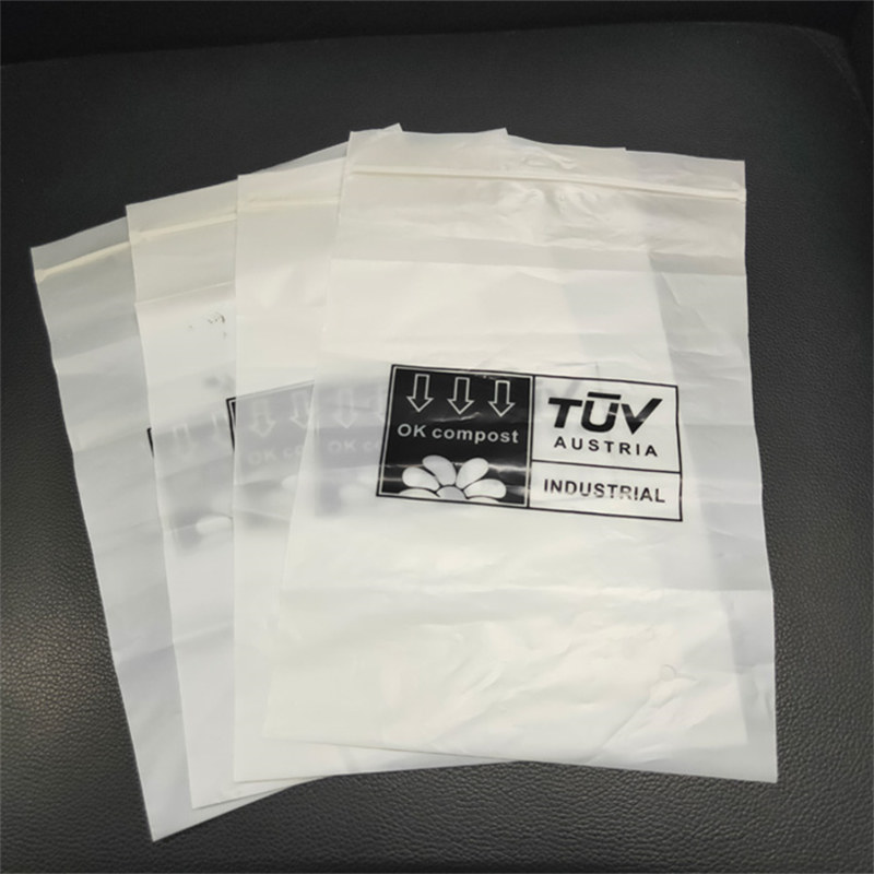 Compostable zipper bags Compostable zipper bags